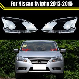 Bright Head Light Shade Shell Caps Front Headlamp Lamp Case Lampshade Headlight Lens Cover for Nissan Sylphy 2012 2013 2014 2015