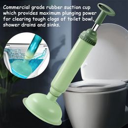 Other Bath Toilet Supplies Silicone Pipe Plunger Vacuum Suction Cups Multifunction High Pressure Pump Anti Clogging Bathroom Kitchen Sink Unclog 231216