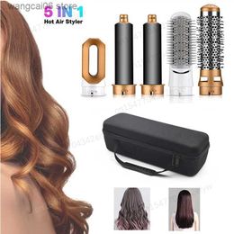 Electric Hair Dryer 5 in 1 Hair Dryer Hot Comb Set Professional Curling Iron Hair Straightener Styling Tool Household Hair Dryer For Airwrap T231216