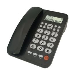 Telephones G5AA Fixed Telephone Home Corded Landline Desk Phone Caller Wire 231215