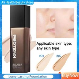 Foundation Base Makeup Liquid Foundation Matte Concealer Nourishing Long-Lasting Makeup Concealed Pores Breathable Cosmetics 30g 231215