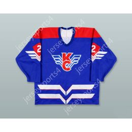 Custom SOVIET WINGS BLUE 2 HOCKEY JERSEY NEW Top Stitched S-M-L-XL-XXL-3XL-4XL-5XL-6XL