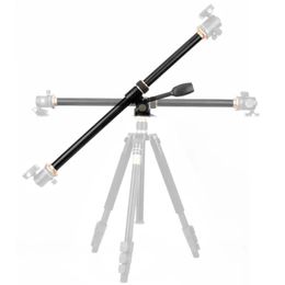 Accessories 61cm/24" Tripod Boom Cross Extension Arm Horizontal Rod Camera Mount Rotatable MultiAngle Centre Column Tripod Tube Accessory