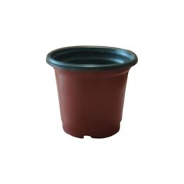 二重色の植木鉢プラスチック苗鍋