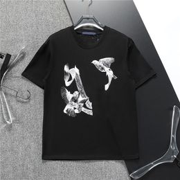 Fashion T Shirts Mens Women Designers T-shirts Tees Apparel Tops Man S Casual Chest Letter Shirt Luxurys Clothing Street Shorts Sleeve Clothes Bur Tshirts M-3XL #05