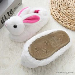 Slipper Children's Home Cotton Slippers Rabbit Non-slip Indoor Warm In Winter Fluffy Slippers Kids Girls Boys Shoes Slippers Panda Style R231216