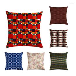 Pillow Modern Simple Geometry Cover Throw Cutton Linen Car Sofa Bed Home Decor Textile Printed Case ZY365
