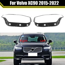 Car Front Headlight Lens Glass Auto Shell Headlamp Caps Lampshade Head Light Lamp Cover Lampcover for Voo XC90 2015-2022