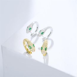 Stud XM003 Street S Fashion Refined Grace Zircon Snake Earrings Gift Banquet Party Woman Jewelry263f