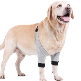 Dog Apparel Pet Knee Pads Bandages Leg Brace Straps Anti-Lick Wound Arthritis Auxiliary Fixed Joint Protector Recovery Accessory