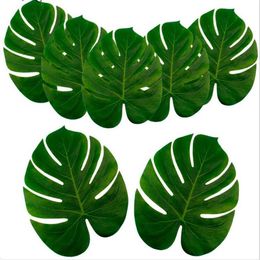 Artificial Palm Leaves Hawaiian Luau Theme Party Decorative Palm Leaves for Wedding Decoration Christmas New Year G10882447