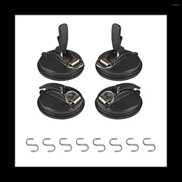 Hooks 4Pcs Heavy Duty Suction Cup Anchor Strong Cups With For Fixing Car Awnings Smoothing On Glass/Tiles