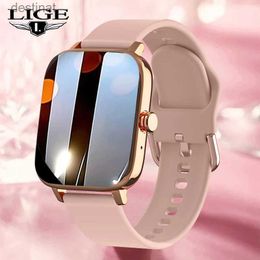 Women's Watches LIGE Call Smart Watch Women Custom Dial Smartwatch For Android IOS Waterproof Bluetooth Music Watches Full Touch Bracelet ClockL231216