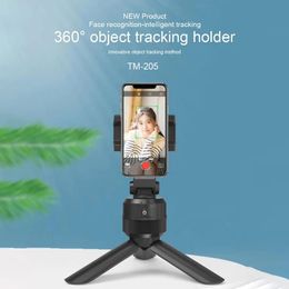 Holders 360Degree Rotating Smart Face Recognition Intelligent Tracking Holder Camera Tripod Mobile Phone Tripod Object Tracking Bracket