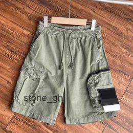 Mens shorts Stones Island designers Cargo Pants Badge Patches summer Sweatpants Sports Trouser 2023SS big Pocket overalls trousers Motion current 3 2UKJ