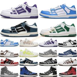 Running Shoes Bones Runner Top Low Skeleton Skeletons Women Men slide Black White High Leather Luxury Sports Shoes Lace Shoes Original Sports Coach b4