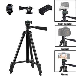 Holders Camera Tripod Stand For Phone with remote control holder stand cam dslr mount for gopro action camera monopod