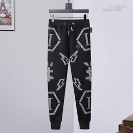 2023PLEIN BEAR Pants JOGGING TROUSERS STONES GOTHIC PP Skulls Mens Womens Pants Sports Luxury Designers Sweatpants Drawstring Joggers Couple Brand Clothing 84604