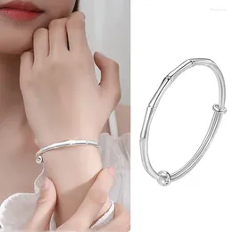 Bangle 2023 Bamboo Jewellery Ethnic Style Push Pull Bracelet For Mother Valentine's Day Girlfriend Gift