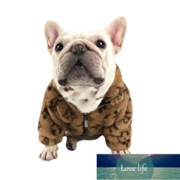 fashionable brand Top Quality Winter Pets dog Clothes Uppies Fashion Spring And Autumn Leopard Print Jacket Thickened Teddy Schnauzer Pet Clothing Bulldog