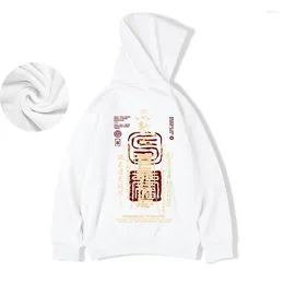 Men's Hoodies Sweatshirts Chinese Character Print Graphic for Men Autumn Letter Y2k Streetwear Sweatshirts Anime Harajuku Fashion Pullover Hoodie