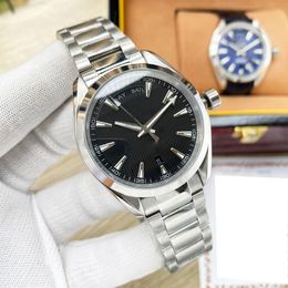 Luxury watch men's watch business style 42mm black dial master automatic mechanical sapphire glass classic model folding watch super luminous watch