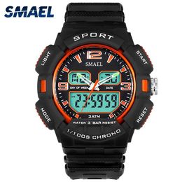 SMAEL Brand Sports Watches Men 30M Waterproof s THOCK Resisitant Military Watches Male Birthday Gifts Mens Wrist Watches WS13783356