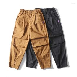 Men's Pants Men Folds Japan Korean Streetwear Outdoor Vintage Fashion Cityboy Loose Casual Wide Leg Cargo Baggy Women Harem Trousers