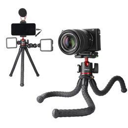 Holders Ulanzi MT33 Flexible Mini Tripod for Phone Camera Octopus Tripod Mount Ballhead With Sider Cold Shoe for LED Video Light Vlog