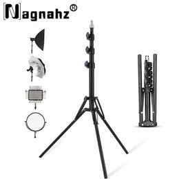 Gloves Nagnahz 78'' Photographic Lighting Tripod Aluminium Alloy Foldable Portable Light Stand Photography Camera Flash Mount Brackets