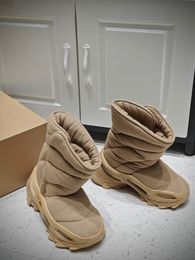 Tasarımcı botları kar peluş botları botlar botlar kış sonbahar kar çizımları sıcak kalın dip kayak botları kutu