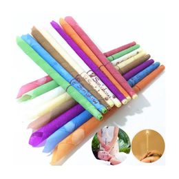 1 Pair Ear Candles Thermo-Auricular Ear Treatment Bee Wax Removal Clean Coning Therapy Fragrance Candling Ears Care BJ