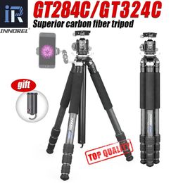 Holders INNOREL GT284C/GT324C Professional Carbon Fibre Tripod with Specialshaped Centre Column for DSLR Low Gravity Centre Ballhead