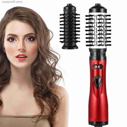 Curlers Straighteners Rotating Hot Air Professional Blow Dryer Hairdryer Multifunctional Hair Straightener Comb Curling Brush T231216