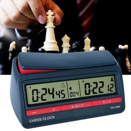 Chess Games Advanced Chess Clock Professional Chess Digital Timer I-go Count Up Down Alarm Watch Board Game Competition Hour Meter Stopwatch 231215