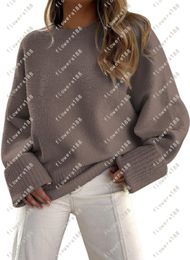 Women's Sweaters Women's Oversized Sweaters 2023 Fall Fuzzy Chunky Warm Pullover Sweater