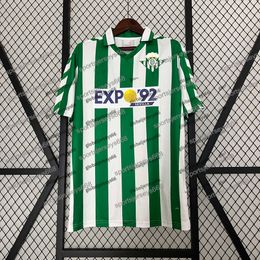 24 Real Betis Soccer Jerseys Copa DEL Rey FINAL Away JOAQUIN B.Iglesias Camiseta De Futbol Juanmi ESTADIO 88 89 RETRO 2023 Special _Jersey