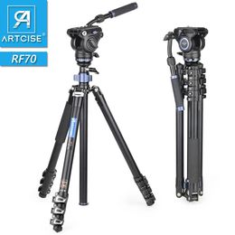 Holders Professional Heavy Duty Video Tripod Fast Flip Lock Panoramic Fluid Head with Half Ball Bowl for Digital DSLR Camera Camcorder