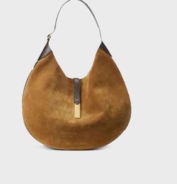 Half Moon POLO ID Shoulder Bags Pony Suede Leather Large Mini Designer womens Tote Clutch Handbags 2023 new designer bag001