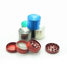 6 Colours Concaved Grinders Smoking Accessories 40mm 50mm 55mm 63mm Metal 4 Layer Zinc Alloy Tobacco Grinder LL