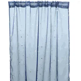 Curtain Elegant Drape Bedroom Curtains Small And Fresh Window Screen Polyester Sheer Decor