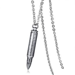 Pendant Necklaces Urn Necklace For Ashes Stainless Steel Keepsake Memorial Cremation Jewelry280W Drop Delivery Jewellery Pendants Dhfzp