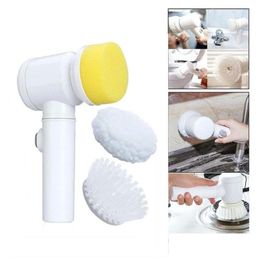 Cleaning Brushes Mtifunctional Handheld Cordless Electric Brush Household Kitchen Dishwashing Drop Delivery Home Garden Housekee Org Dh1Jh