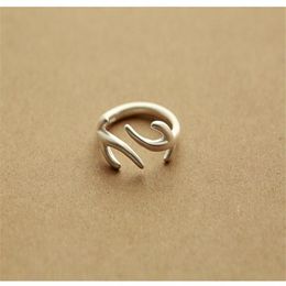 10pcs Opening Double Deer Antler Ring Cute Adjustable Antler Stag Animal Reindeer Tree Branch Shaped Rings for Women Ladies Party 200M