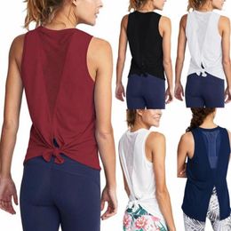 Yoga Outfit Women Sexy Sleeveless Sport Running T Shirts Breathable Top Fitness Vest Workout Tank Woman Clothing Gymwear XXL