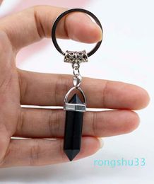 Natural Stone Keychain Key Ring Handbag Hangs Fashion Jewellery Gift Drop Ship