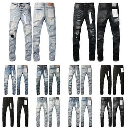 Uomo jeans designer jeans jeans jeans jeans skinny jeans strappato motociclista sottile pantaloni magri designer designer stack jeans jeans maschi