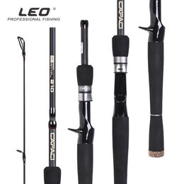 Boat Fishing Rods LEOFISHING Carbon Lure Fishing Fiber UltraLight Spinning Casting Rod 2.1m -2.7m Baitcasting Rod for Bass Pike Fishing Accessory 231216