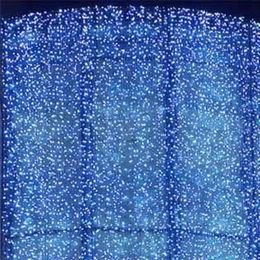 10 3m Holiday Lighting LED Strip string Curtain Light Christmas ornament Flash Coloured Fairy wedding Decoration display window hom224V