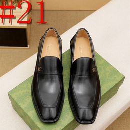 New Oxfords 24Style für Männer Brown Sohle Quadrat Zehen Schnürung Hochzeit Designer Kleidungsschuhe Größe 38-46 Zapatos para hombre